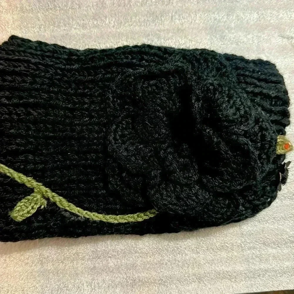 KNITTED HEAD BAND & NECK WARMER -HAND MADE ADJUSTABLE SIZE